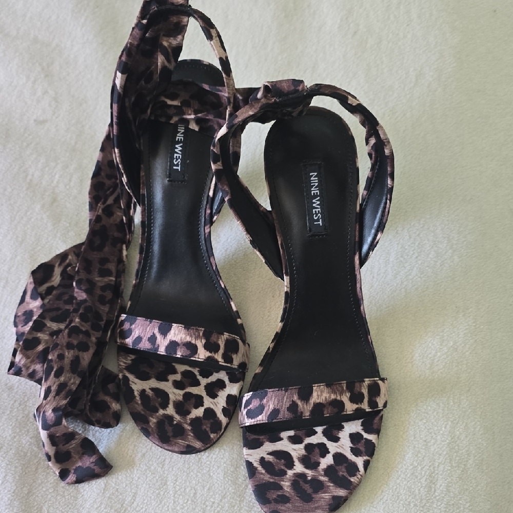 Nine West Leopard Print Heels Very Sexy